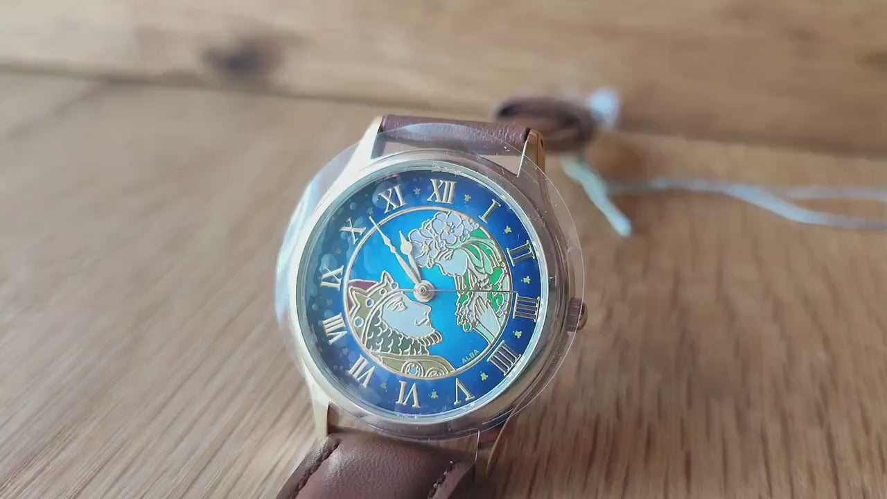 Original Ghibli Whisper of the Heart Watch • Dwarf King & Elf Queen Wrist Watch/Clock • Anime Watches for Girl/Women • Studio Ghibli Gift