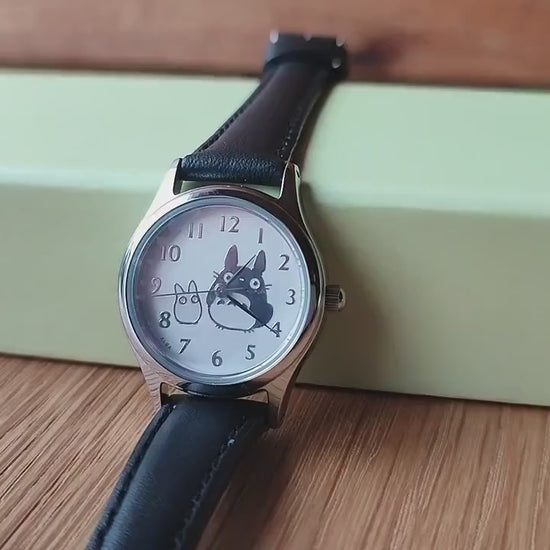 Original Ghibli Totoro Wrist Watch • My Neighbor Totoro Watch/Clock • Japanese Anime Watches for Girl/Women • Studio Ghibli Gift