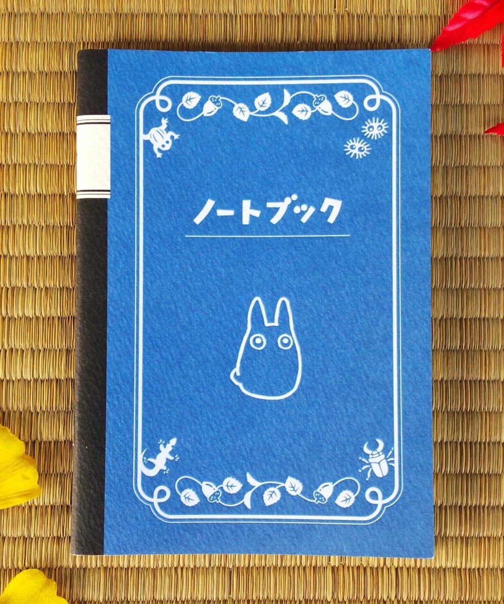 Rare* Official Studio Ghibli Totoro Notebook • My Neighbor Totoro Notepad/Sketchbook/Writing pad/Planner • Small Totoro, Catbus Anime Gift - Kamaji Market