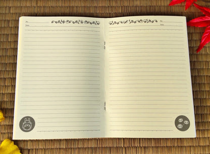 Rare* Official Studio Ghibli Totoro Notebook • My Neighbor Totoro Notepad/Sketchbook/Writing pad/Planner • Small Totoro, Catbus Anime Gift - Kamaji Market