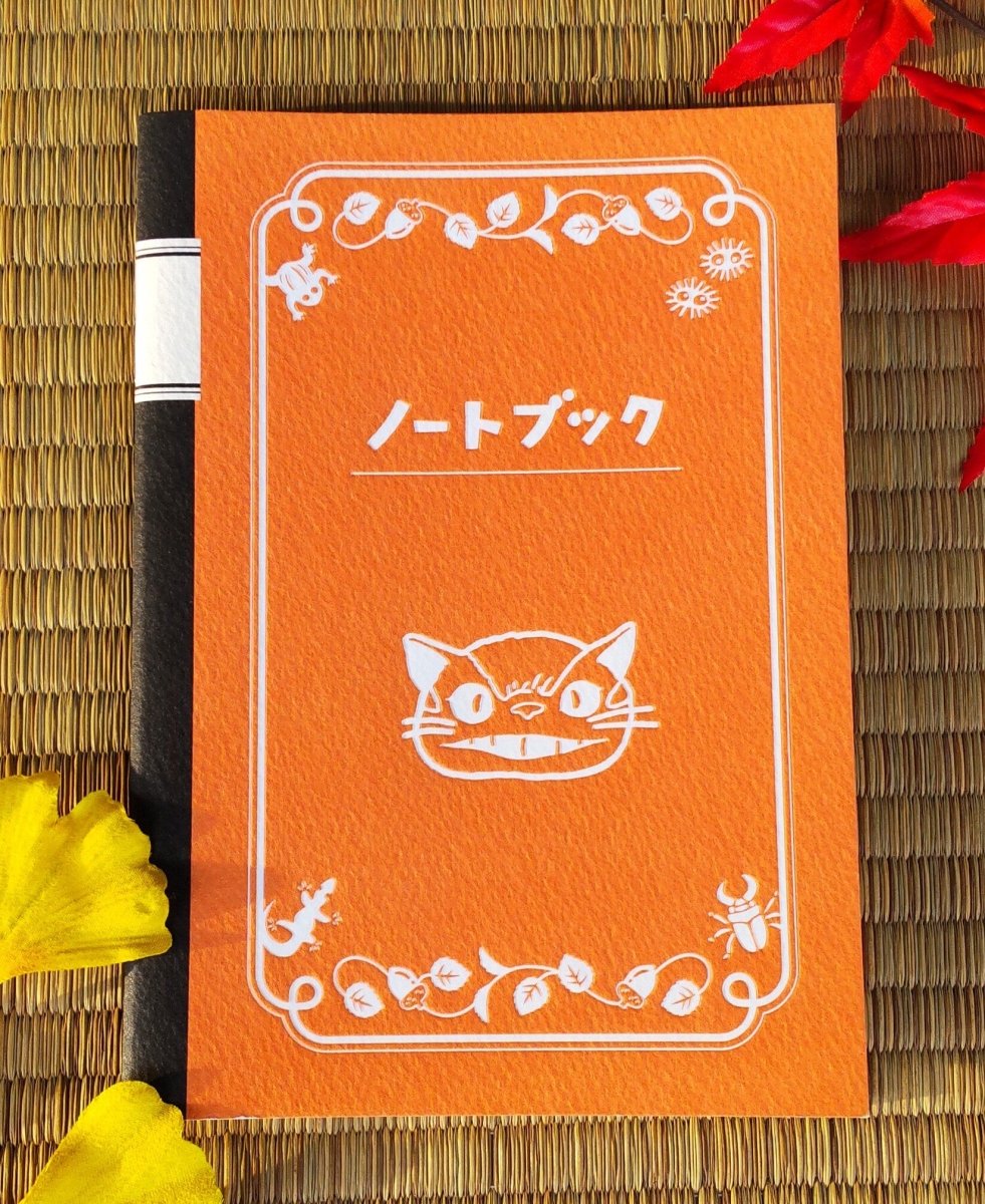 Rare* Official Studio Ghibli Totoro Notebook • My Neighbor Totoro Notepad/Sketchbook/Writing pad/Planner • Small Totoro, Catbus Anime Gift - Kamaji Market