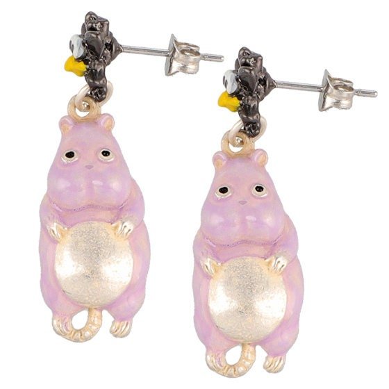 Spirited Away Bo Mouse Earrings • Japanese Handmade Jewelry - Kamaji Market
