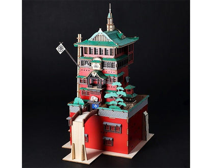 Spirited Away Wooden 3D Puzzle/Figure ki - gu - mi - Kamaji Market