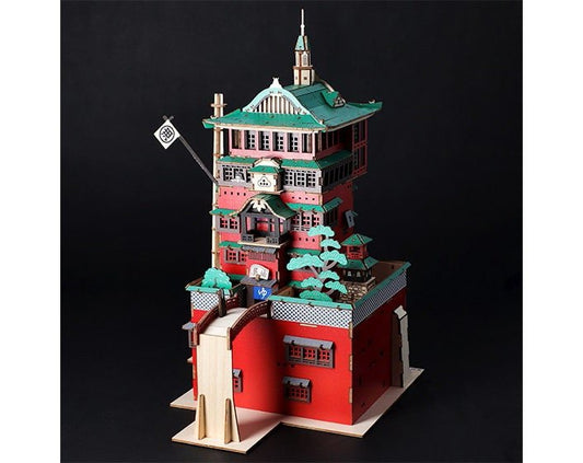 Spirited Away Wooden 3D Puzzle/Figure ki - gu - mi - Kamaji Market