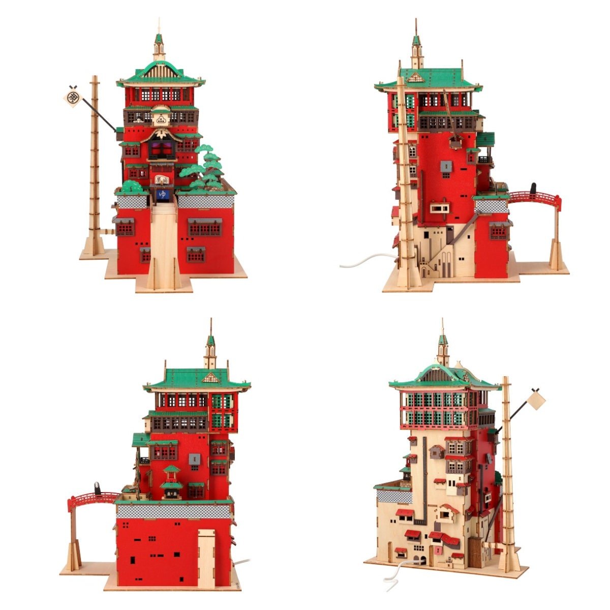 Spirited Away Wooden 3D Puzzle/Figure ki - gu - mi - Kamaji Market