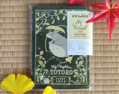 Studio Ghibli Book Cover with Planner• My Neighbor Totoro, Kikis Delivery Service A6 Schedule Book - Kamaji Market