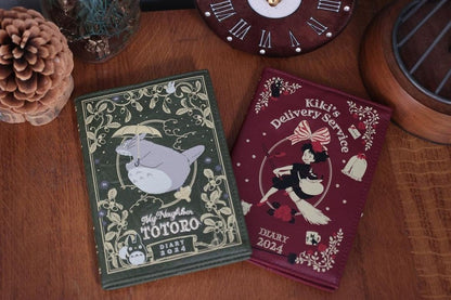 Studio Ghibli Book Cover with Planner• My Neighbor Totoro, Kikis Delivery Service A6 Schedule Book - Kamaji Market