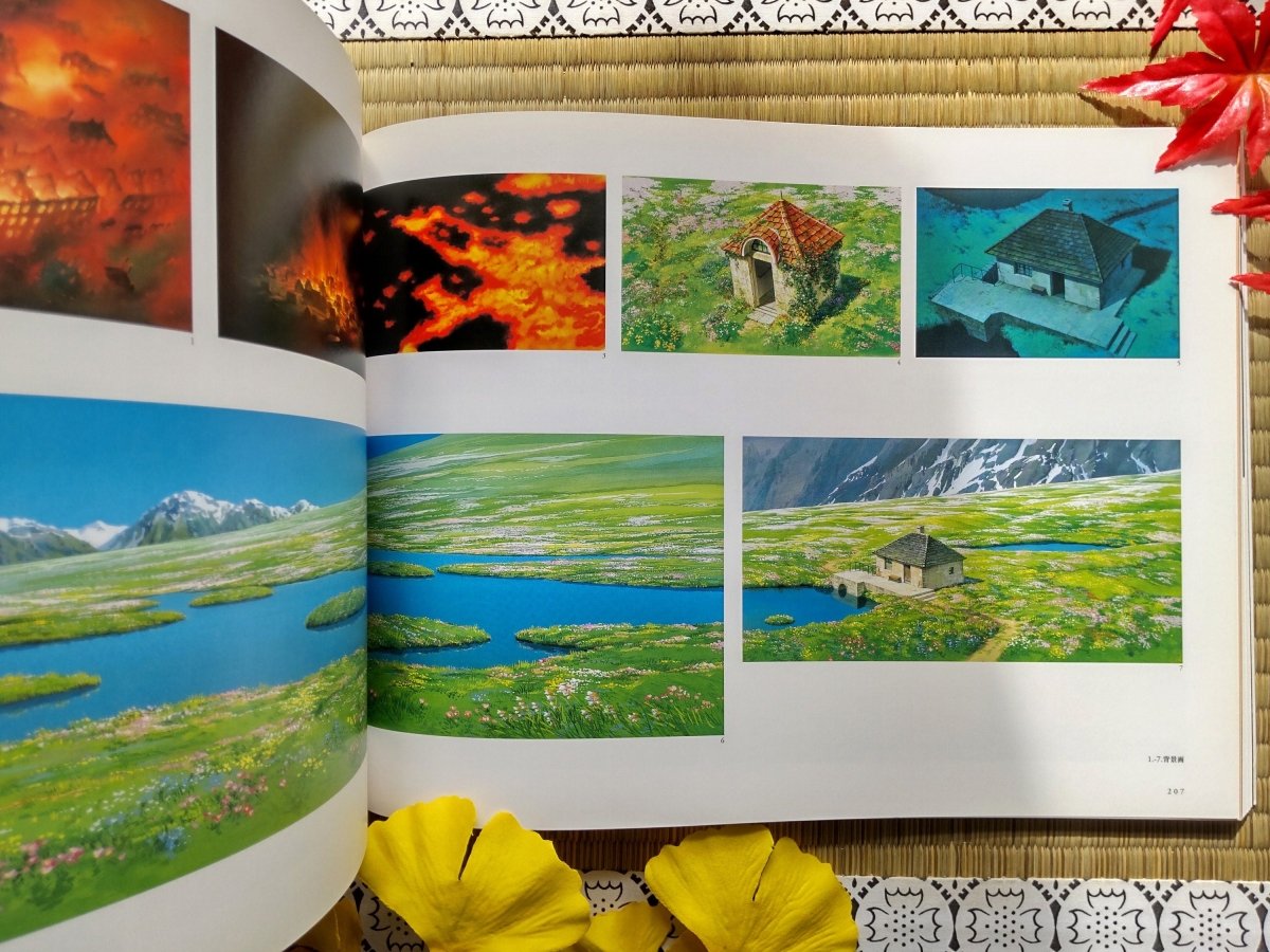 Studio Ghibli Kazuo Oga Exhibition Artbook • Famous Ghibli Studio Painter • Japanese Vintage Painting Art Book - Kamaji Market