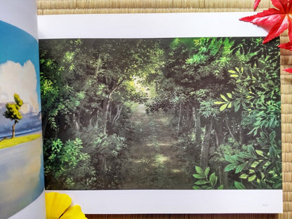 Studio Ghibli Kazuo Oga Exhibition Artbook • Famous Ghibli Studio Painter • Japanese Vintage Painting Art Book - Kamaji Market