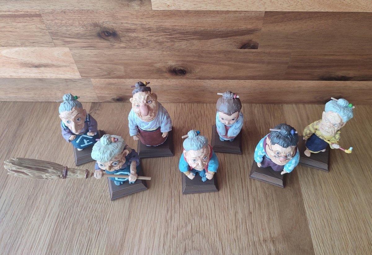 The Boy and the Heron Granny Figure Set • Ghibli Museum Exclusive - Kamaji Market