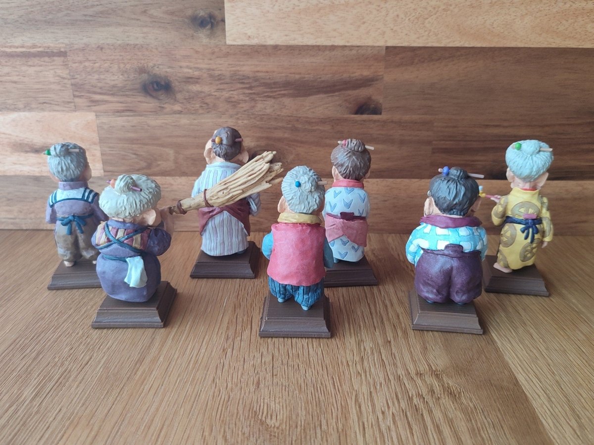 The Boy and the Heron Granny Figure Set • Ghibli Museum Exclusive - Kamaji Market