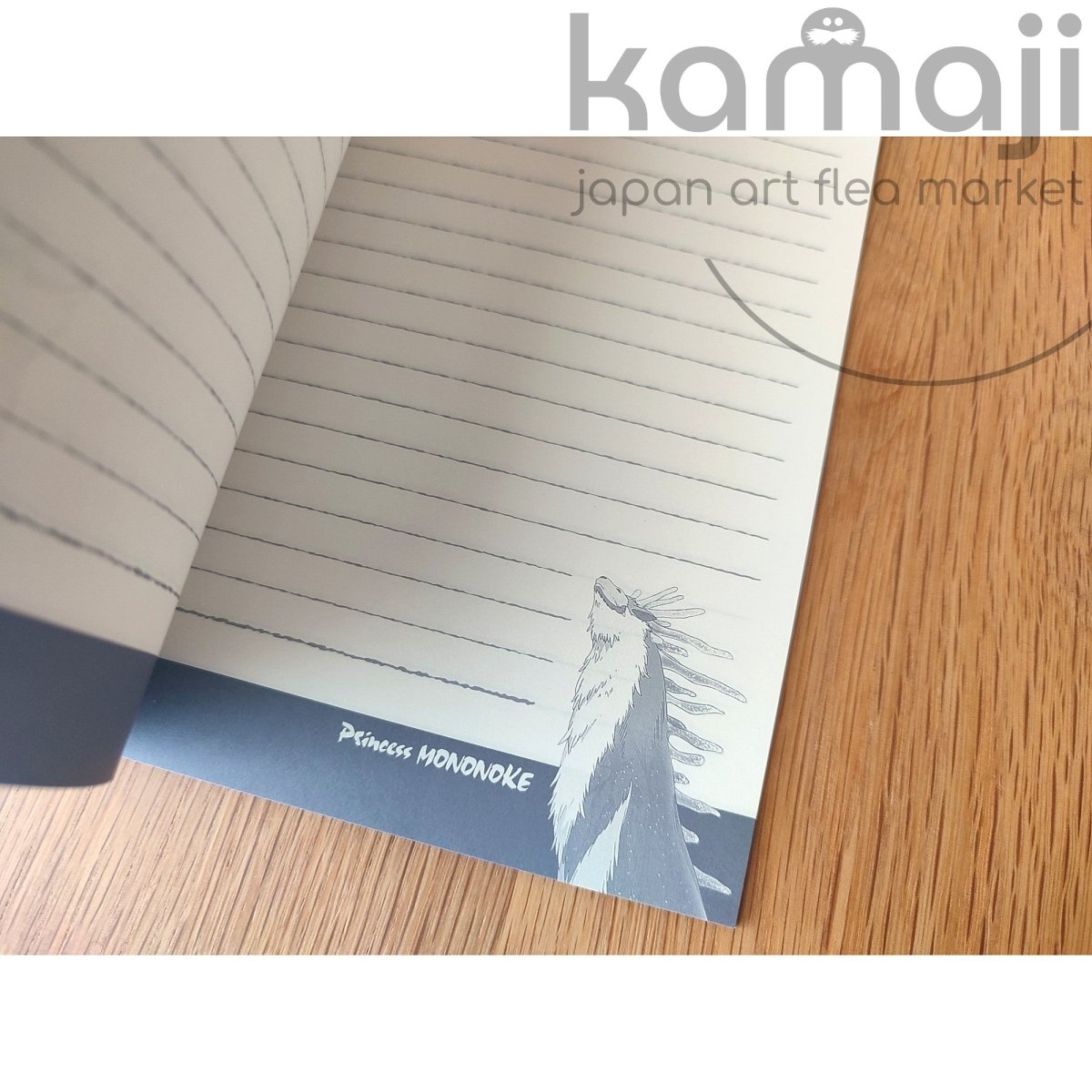 Vintage 90s* Official Ghibli Princess Mononoke Notebook with San • Japanese Stationery - Kamaji Market