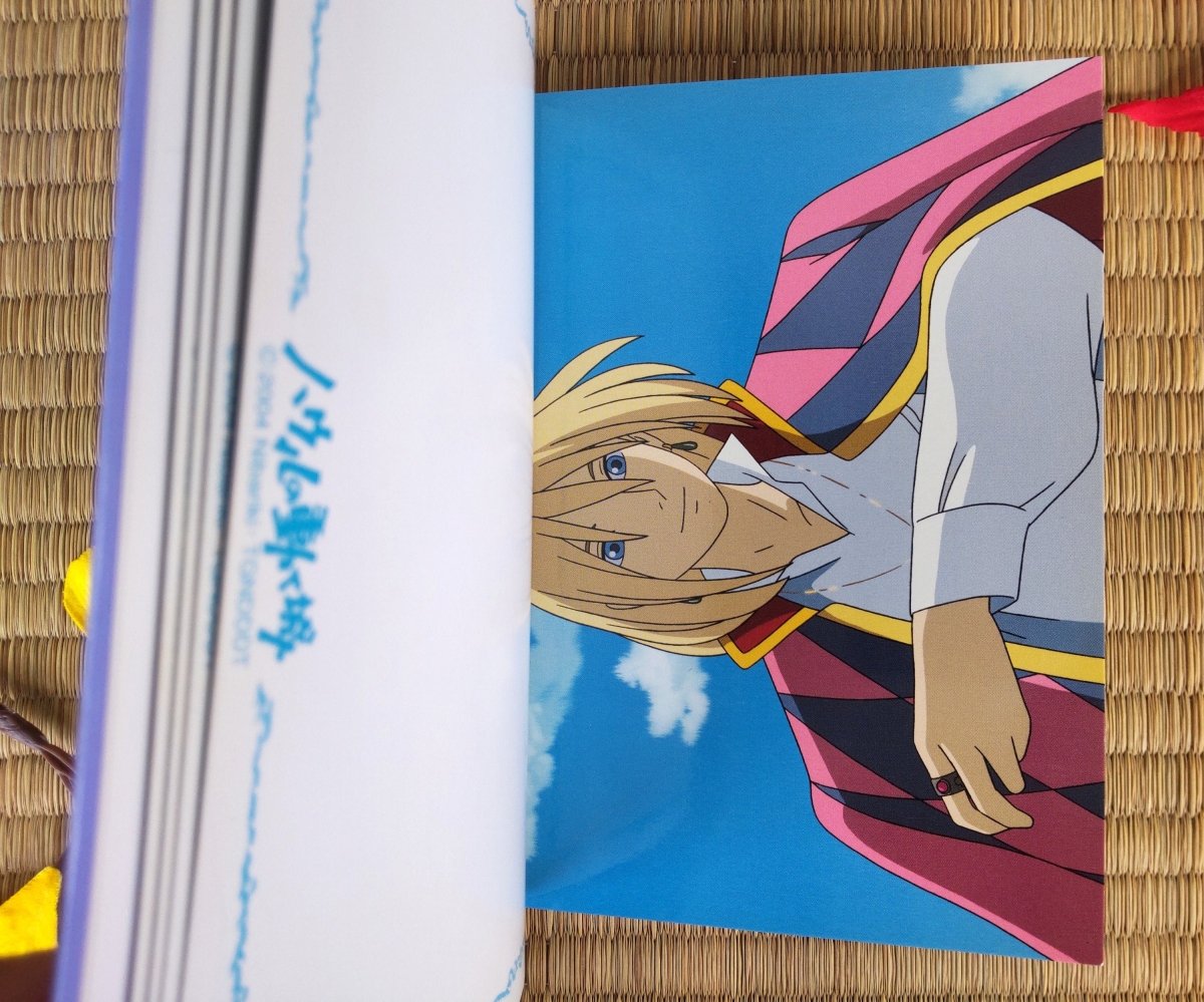Vintage Howls Moving Castle Postcard Collection Book/Artbook - Kamaji Market