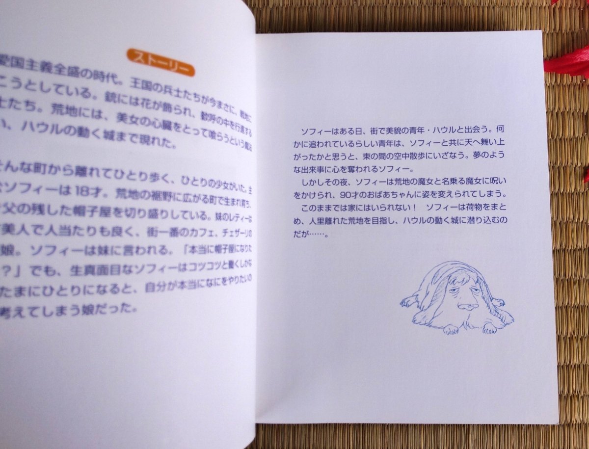 Vintage Howls Moving Castle Postcard Collection Book/Artbook - Kamaji Market