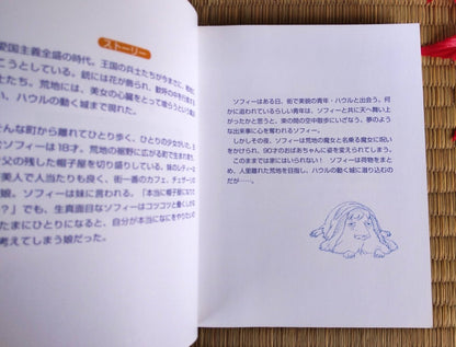Vintage Howls Moving Castle Postcard Collection Book/Artbook - Kamaji Market