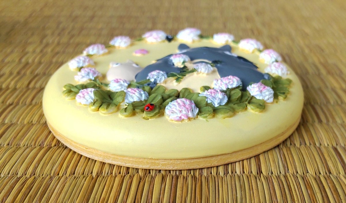 Vintage* Kikis Delivery Service, My Neighbor Totoro Pocket Mirror - Kamaji Market