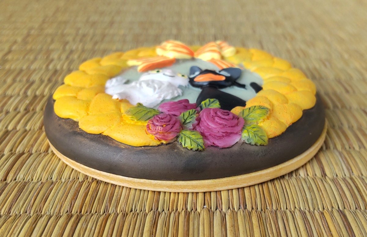 Vintage* Kikis Delivery Service, My Neighbor Totoro Pocket Mirror - Kamaji Market