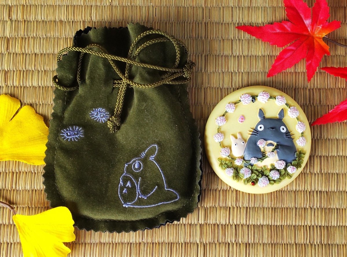 Vintage* Kikis Delivery Service, My Neighbor Totoro Pocket Mirror - Kamaji Market