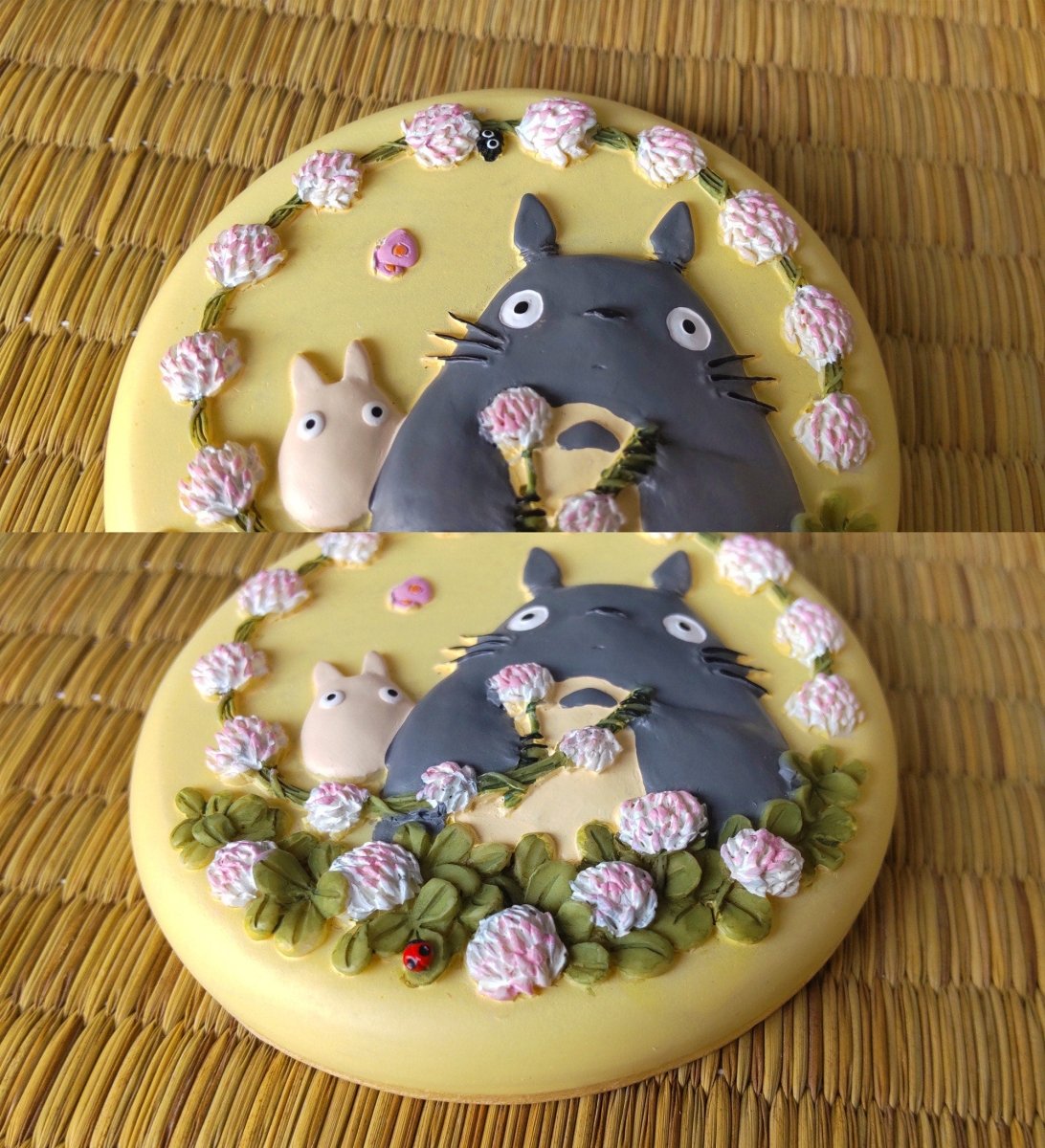 Vintage* Kikis Delivery Service, My Neighbor Totoro Pocket Mirror - Kamaji Market