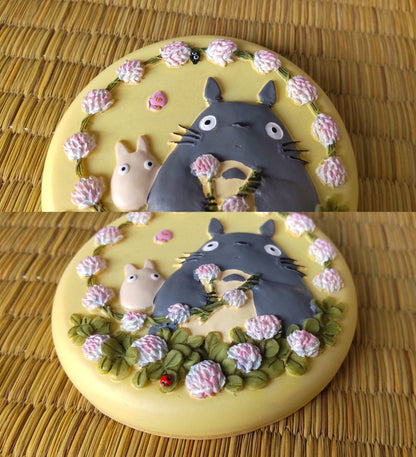 Vintage* Kikis Delivery Service, My Neighbor Totoro Pocket Mirror - Kamaji Market