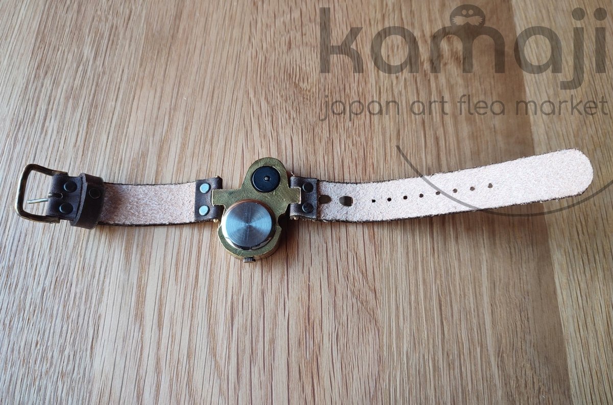 Vintage* Laputa Robot Soldier Handmade Wrist Watch • Steampunk Style • Ghibli Museum Exclusive - Kamaji Market