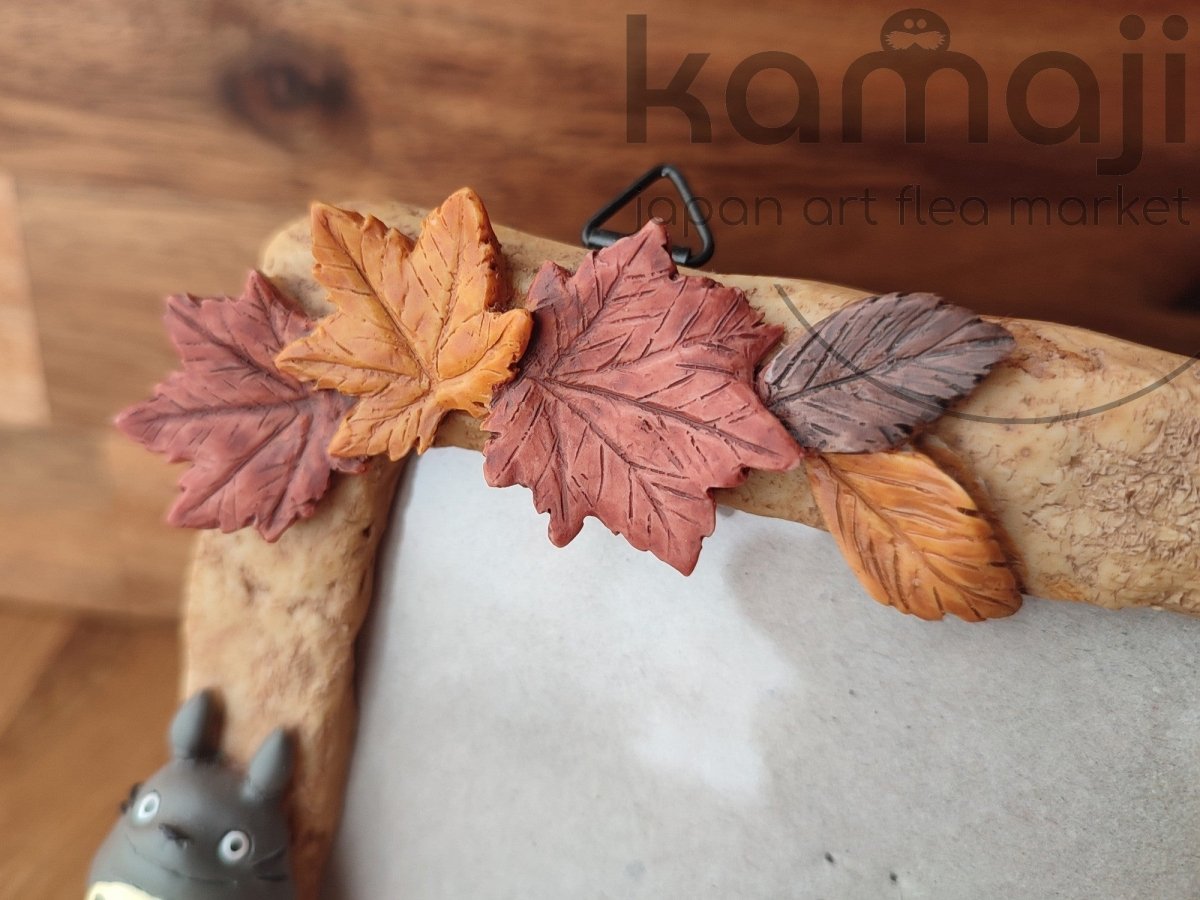 Vintage* My Neighbor Totoro Photo Frame • Autumn Wall Hanging - Kamaji Market