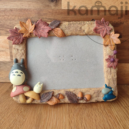 Vintage* My Neighbor Totoro Photo Frame • Autumn Wall Hanging - Kamaji Market
