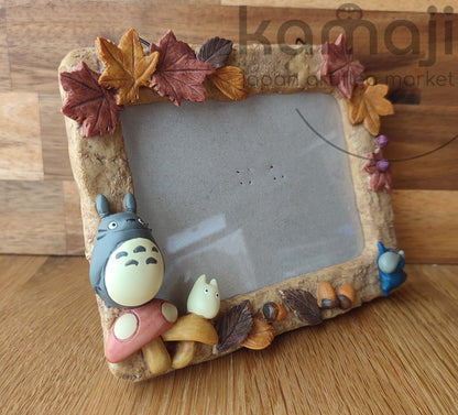 Vintage* My Neighbor Totoro Photo Frame • Autumn Wall Hanging - Kamaji Market