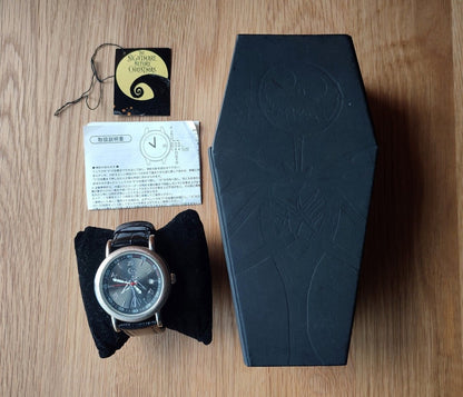 Vintage* Nightmare Before Christmas Wrist Watch • Official Disney Japan Watches • Tim Burton Movie • Jack Skellington Christmas Gift - Kamaji Market