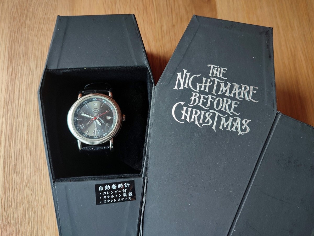 Vintage* Nightmare Before Christmas Wrist Watch • Official Disney Japan Watches • Tim Burton Movie • Jack Skellington Christmas Gift - Kamaji Market