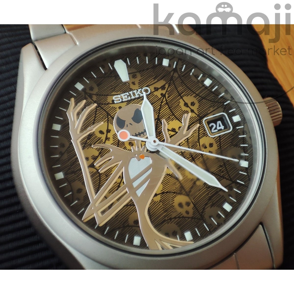 Vintage* Official Disney Nightmare Before Christmas Wrist Watch with Jack Skellington • SEIKO Limited to 400 - Kamaji Market