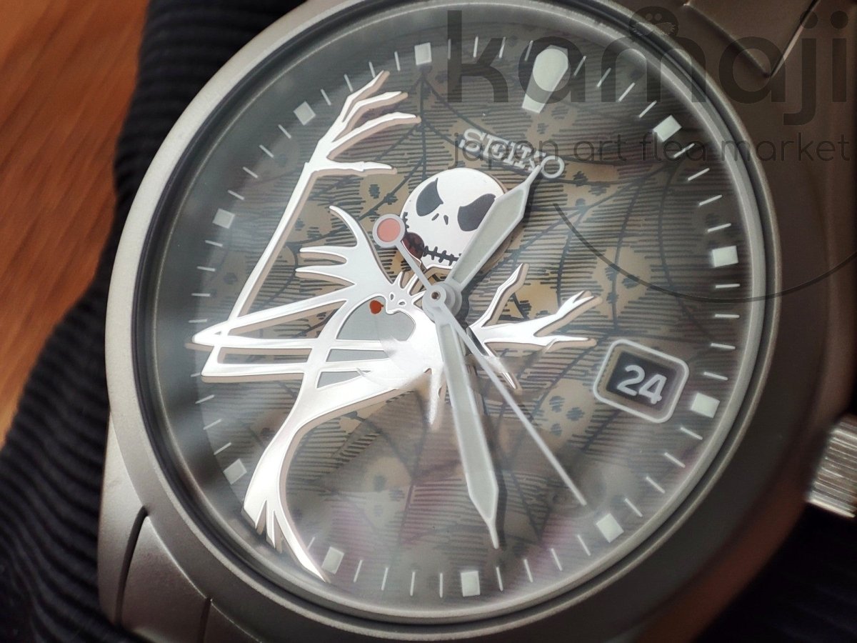 Vintage* Official Disney Nightmare Before Christmas Wrist Watch with Jack Skellington • SEIKO Limited to 400 - Kamaji Market