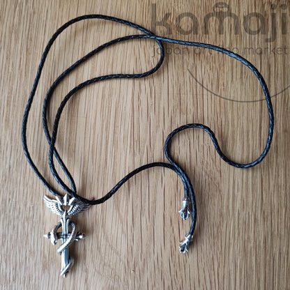 Vintage* Official Fullmetal Alchemist Silver Pendant Flamel • Japanese Anime Jewelry • Hiromu Arakawa Manga • Square Enix - Kamaji Market