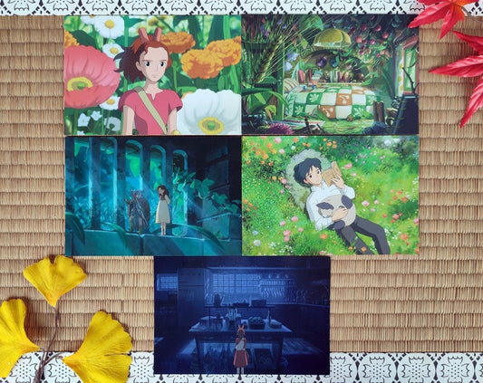 Vintage* Official Ghibli Arrietty Postcard • Arrietty The Borrower Gift Card/Message Card • Japanese Anime Stationery - Kamaji Market