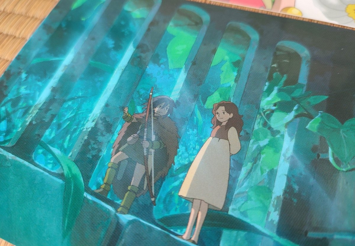 Vintage* Official Ghibli Arrietty Postcard • Arrietty The Borrower Gift Card/Message Card • Japanese Anime Stationery - Kamaji Market