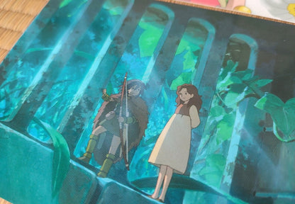 Vintage* Official Ghibli Arrietty Postcard • Arrietty The Borrower Gift Card/Message Card • Japanese Anime Stationery - Kamaji Market