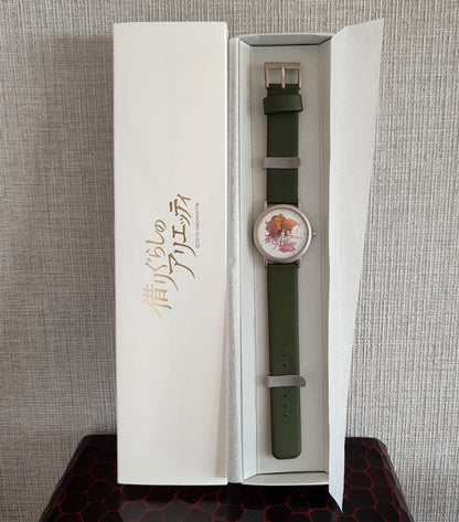 Vintage* Official Ghibli Arrietty Wrist Watch • Arrietty the Borrower Watch/Clock • Rare Japanese Anime Watches - Kamaji Market