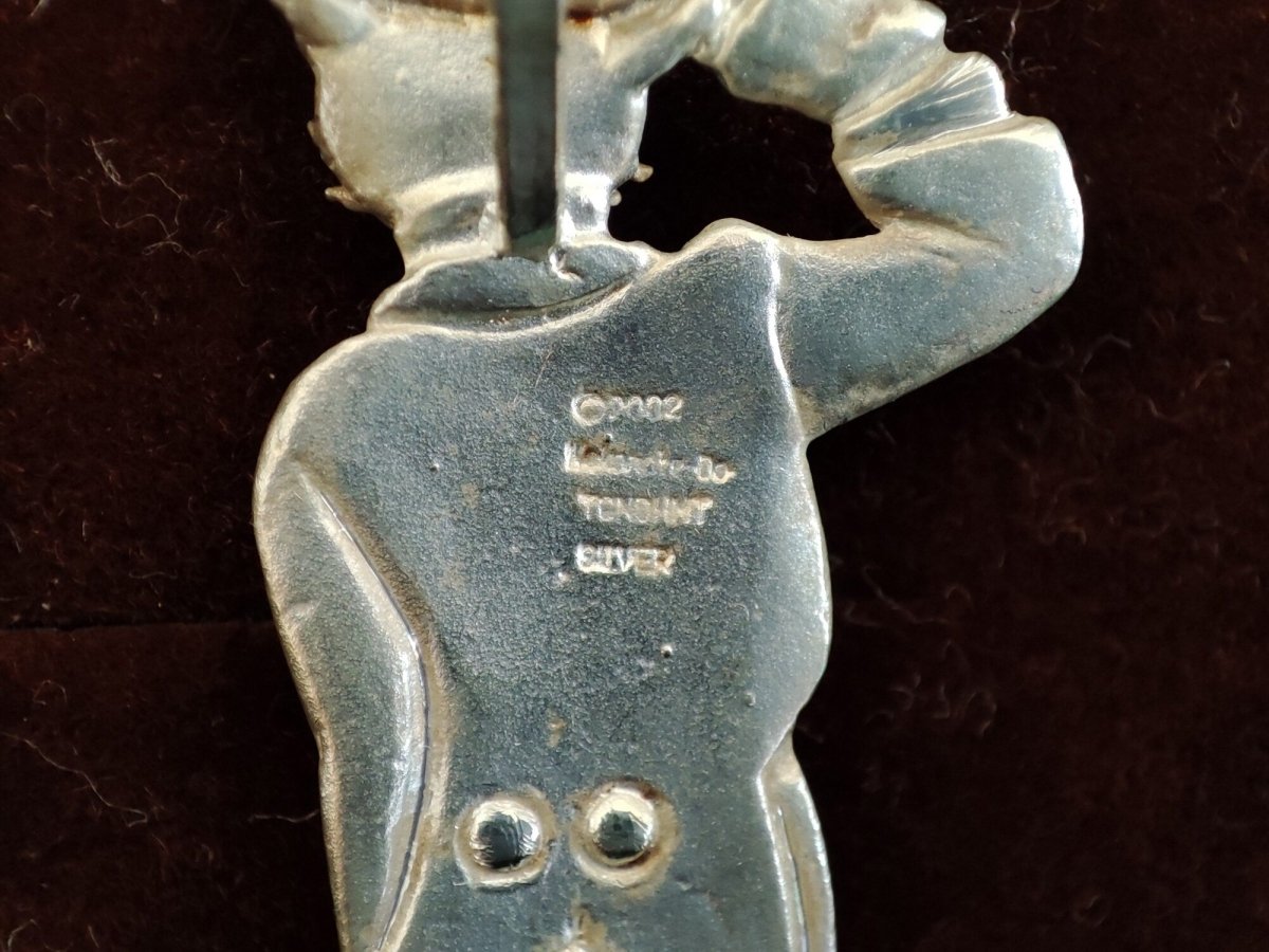 Vintage* Official Ghibli Baron Necklace • Whisper of the Heart Pendant with Chain • The Cat Returns Anime Jewelry - Kamaji Market