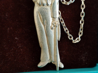 Vintage* Official Ghibli Baron Necklace • Whisper of the Heart Pendant with Chain • The Cat Returns Anime Jewelry - Kamaji Market