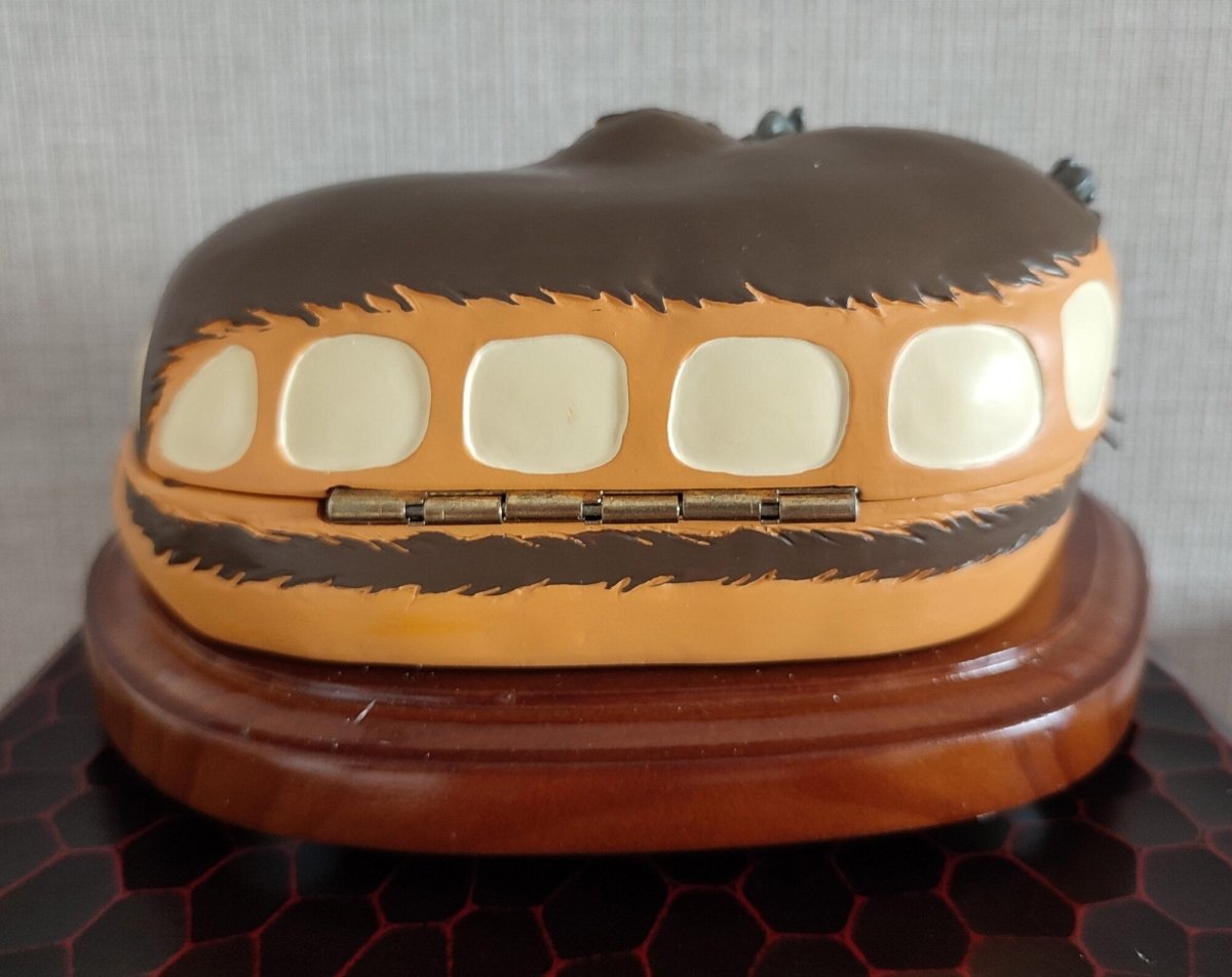 Vintage* Official Ghibli Catbus Figure/Music Box • My Neighbor Totoro Figurine/Diorama/Home Decor/Interior Design - Kamaji Market