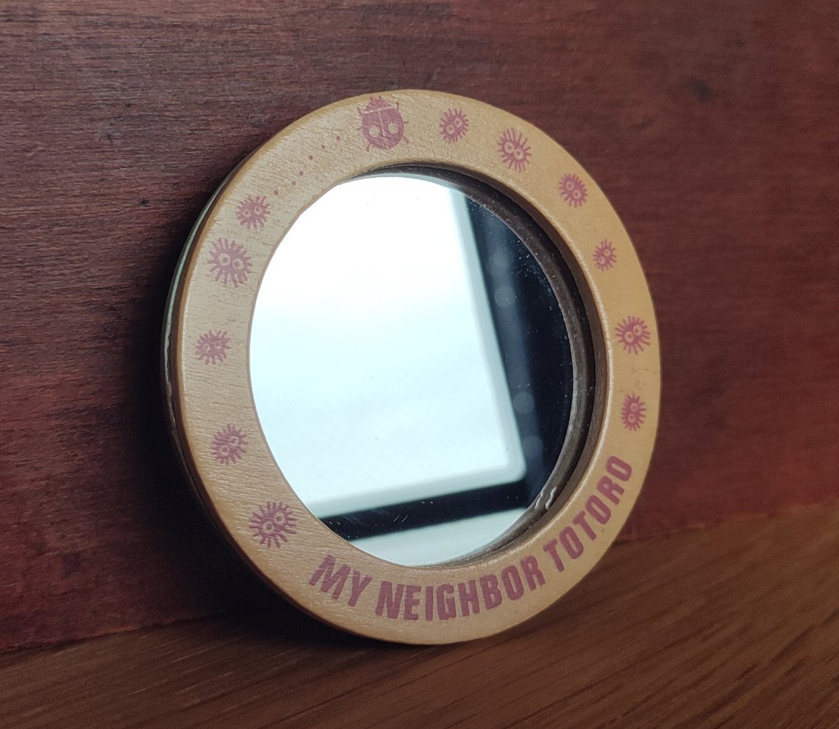 Vintage* Official Ghibli Catbus, No Face Makeup Mirror • My Neighbor Totoro, Spirited Away Compact Pocket Portable Hand Mirror • Ghibli Gift - Kamaji Market
