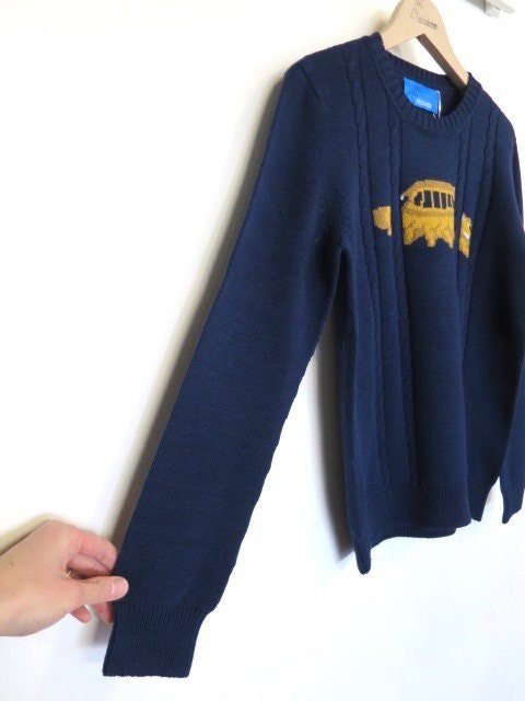 Vintage* Official Ghibli Catbus Sweater One - of - a - kind • My Neighbor Totoro Pullover/Jumper/Spring - Autumn Clothes - Kamaji Market