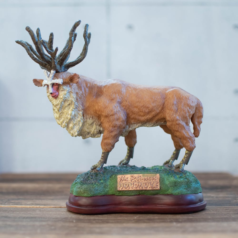 Vintage* Official Ghibli Forest Spirit Figure/Music Box • Princess Mononoke Figurine/Statue/Replica/Home Decor • Shishi God Diorama Gift - Kamaji Market