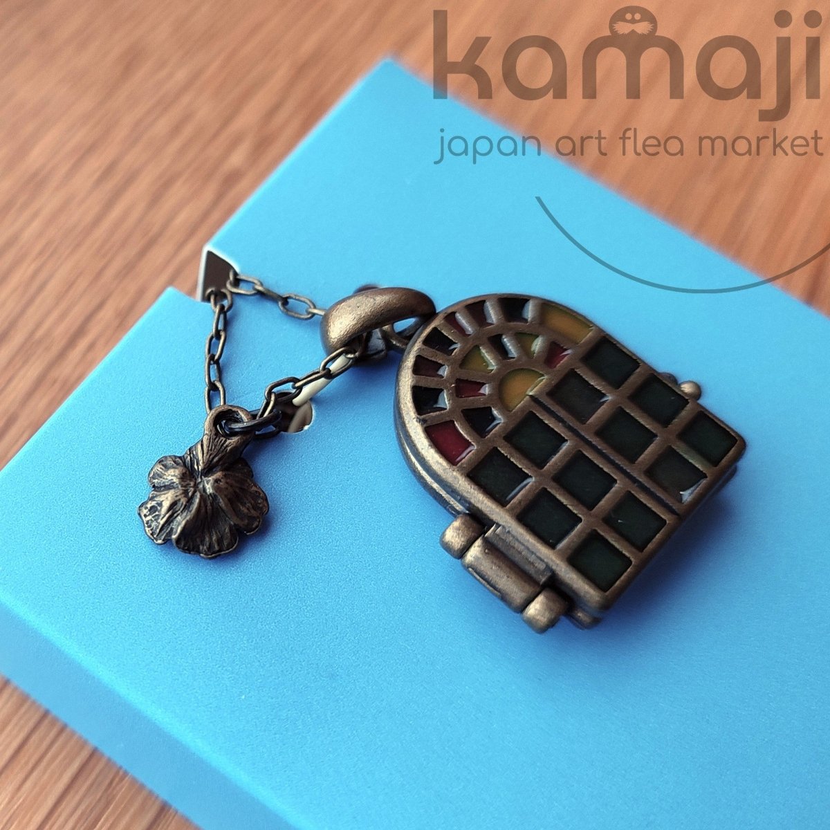 Vintage* Official Ghibli From Up on Poppy Hill Necklace • "Thinking of Shun" Locket Pendant • Japanese Anime Jewelry - Kamaji Market