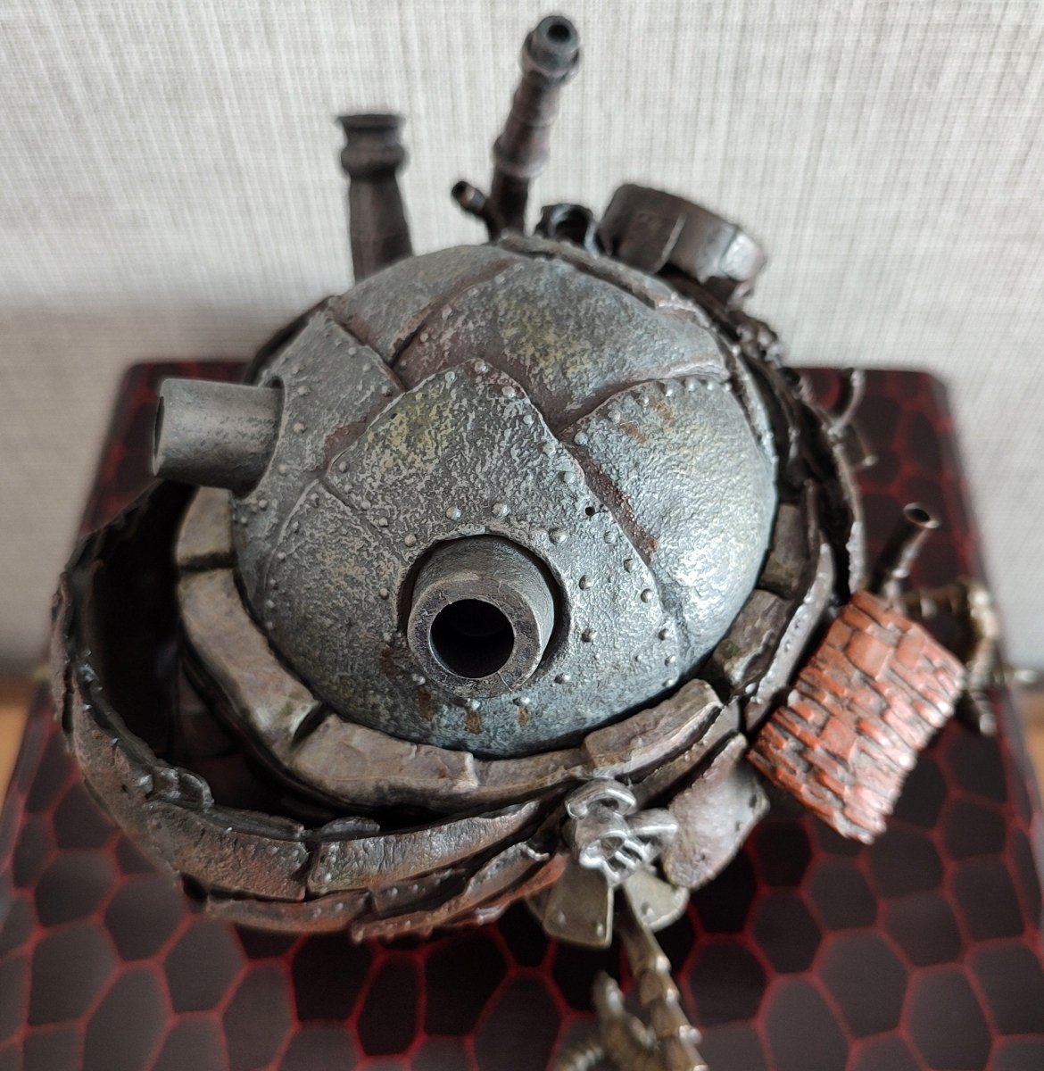 Vintage* Official Ghibli Howl Figure/Diorama • Howls Moving Castle Figurine/Statue/Interior Design/Home Decor - Kamaji Market