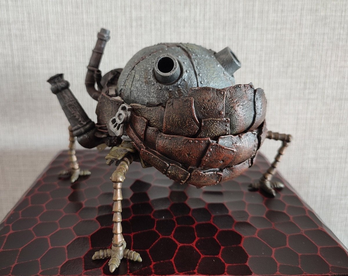 Vintage* Official Ghibli Howl Figure/Diorama • Howls Moving Castle Figurine/Statue/Interior Design/Home Decor - Kamaji Market