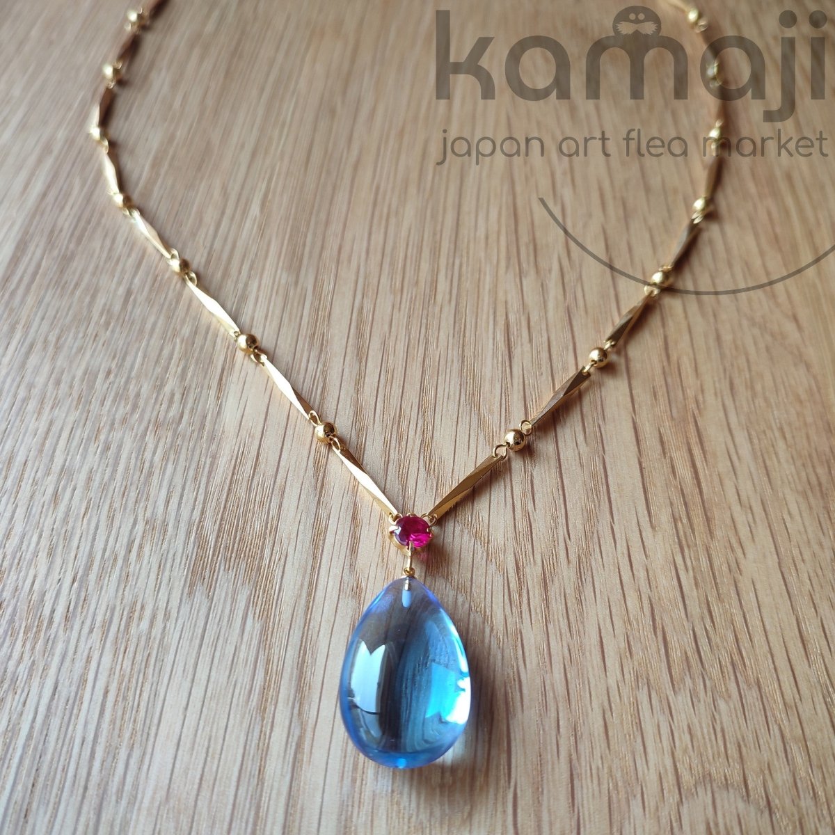 Vintage* Official Ghibli Howl Necklace • Howls Moving Castle Pendant with Chain • Cominica Japanese Jewelry - Kamaji Market
