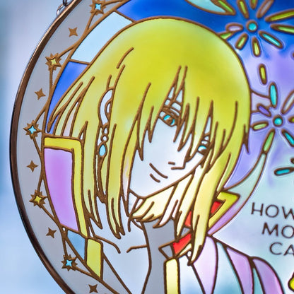 Vintage* Official Ghibli Howl Sun Catcher/Wall Hanging • Howls Moving Castle Glass Home Decor/Interior Design - Kamaji Market