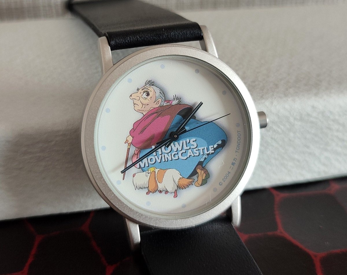 Vintage* Official Ghibli Howl Wrist Watch • Howls Moving Castle Watch/Clock • Rare Japanese Anime Watches - Kamaji Market