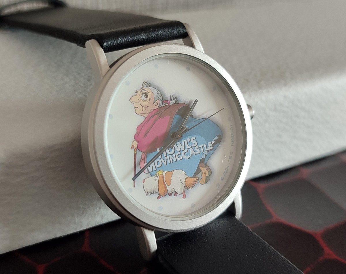 Vintage* Official Ghibli Howl Wrist Watch • Howls Moving Castle Watch/Clock • Rare Japanese Anime Watches - Kamaji Market